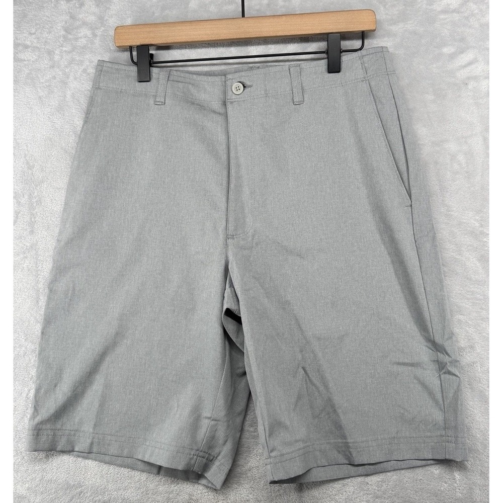 Jack‎ Nicklaus Tech Staymotion Gray Golf Shorts 10" Inseam Men's Size 32 NWT